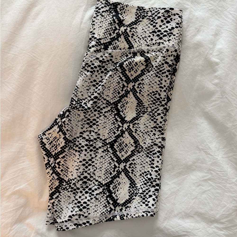 Balance Athletica Snake Print Bike Shorts